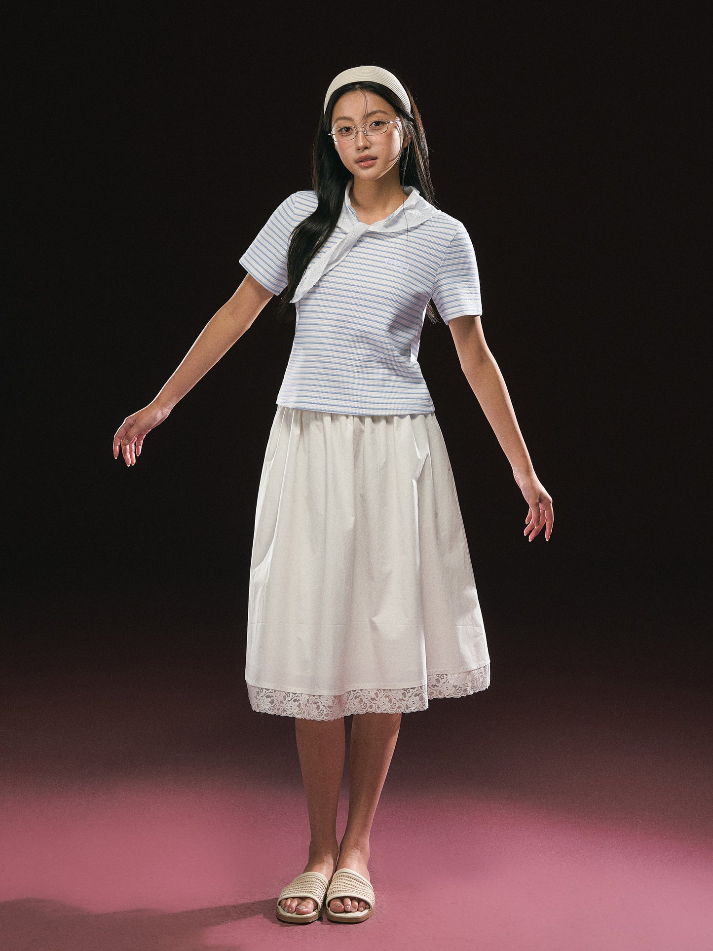 Olive skirt