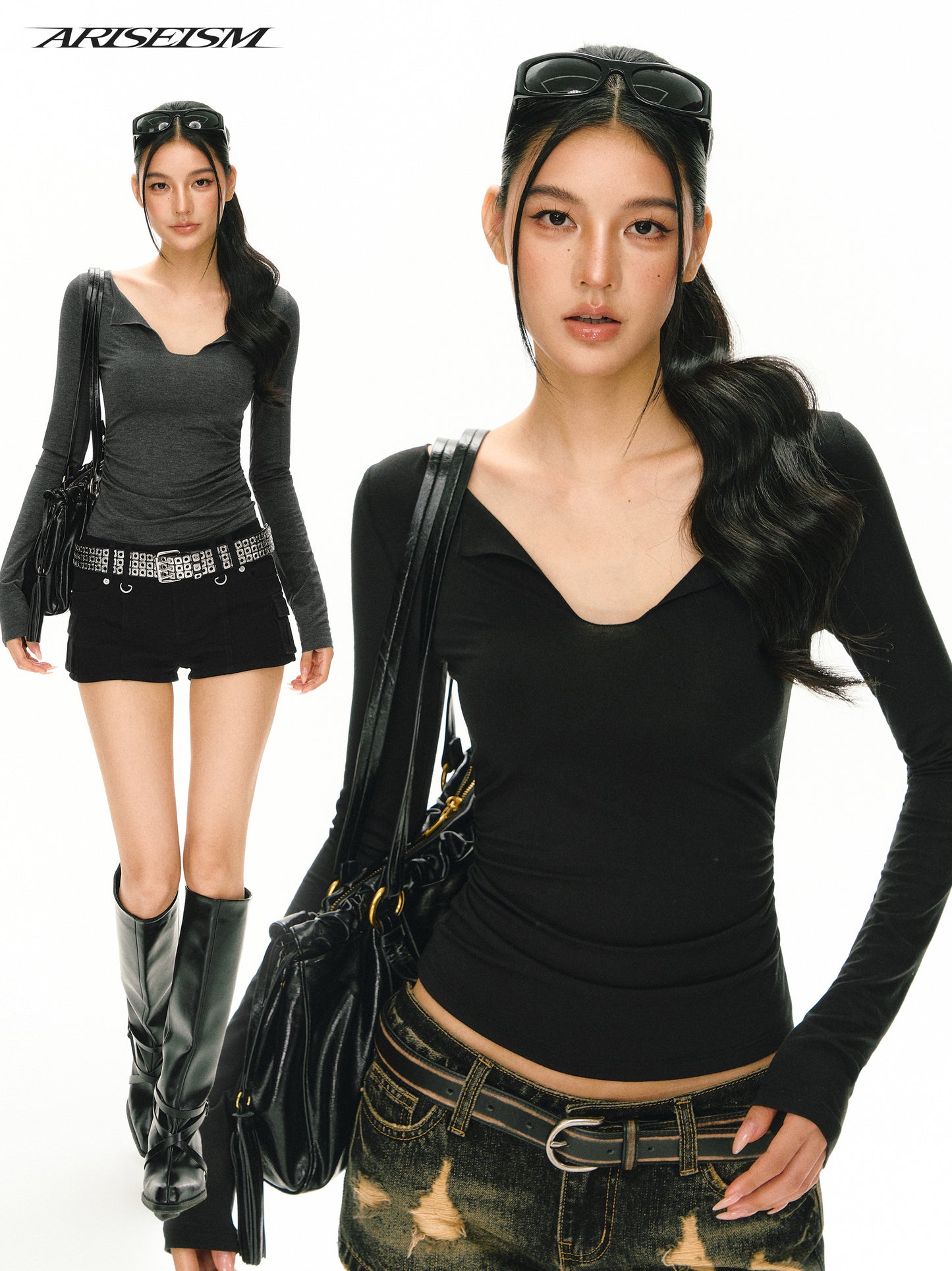 Faye Violet Long Sleeves
