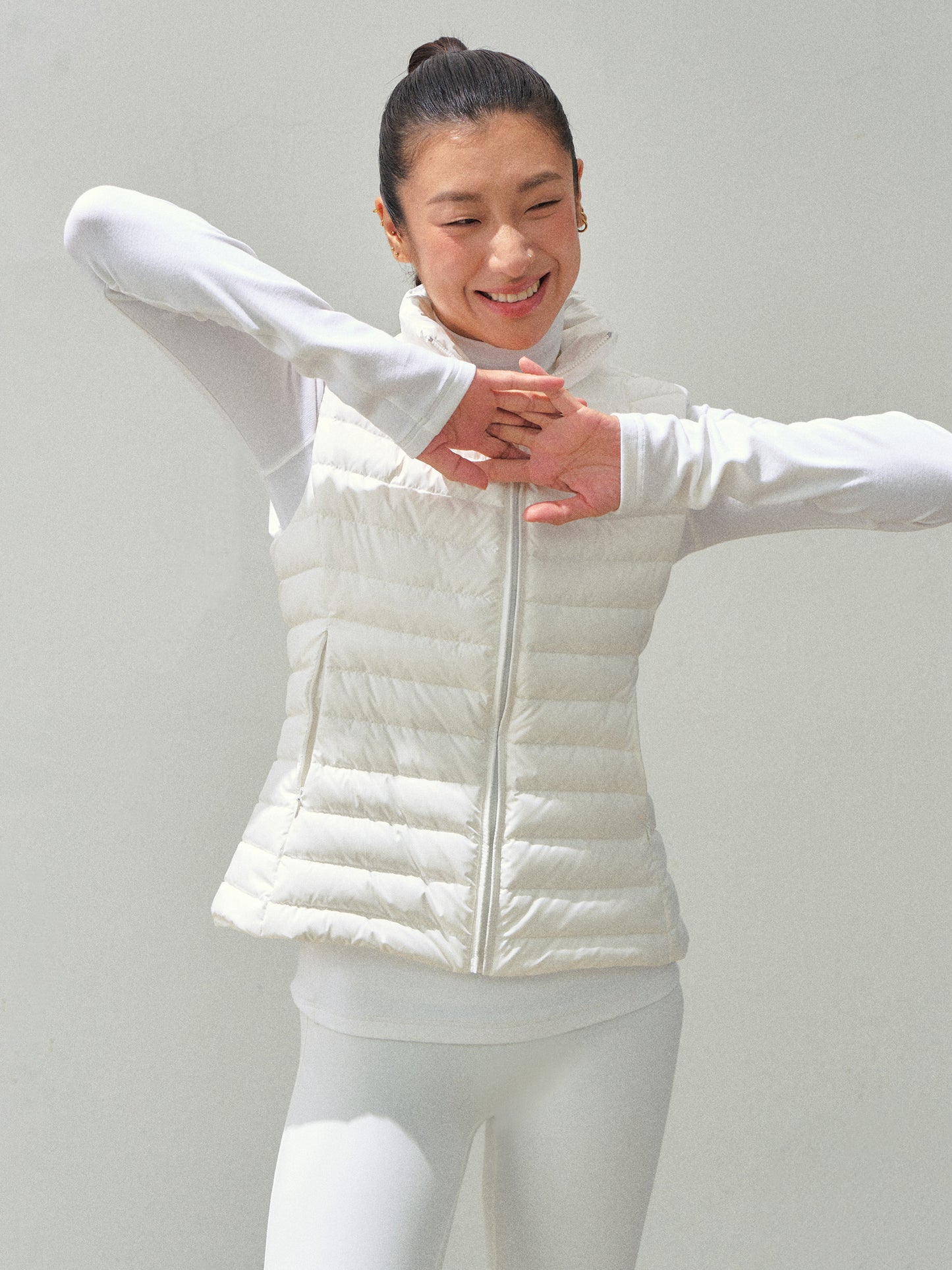 Noir Down jacket Vest