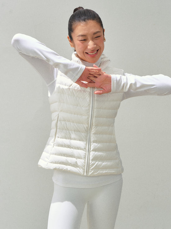 Noir Down jacket Vest