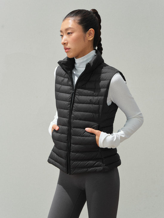 Noir Down jacket Vest