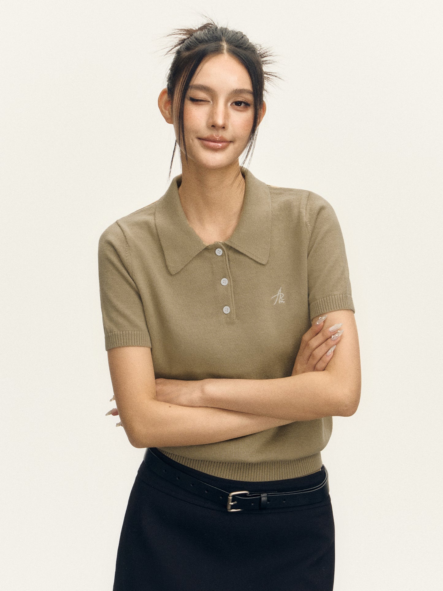 Nicole Polo neck T-shirt