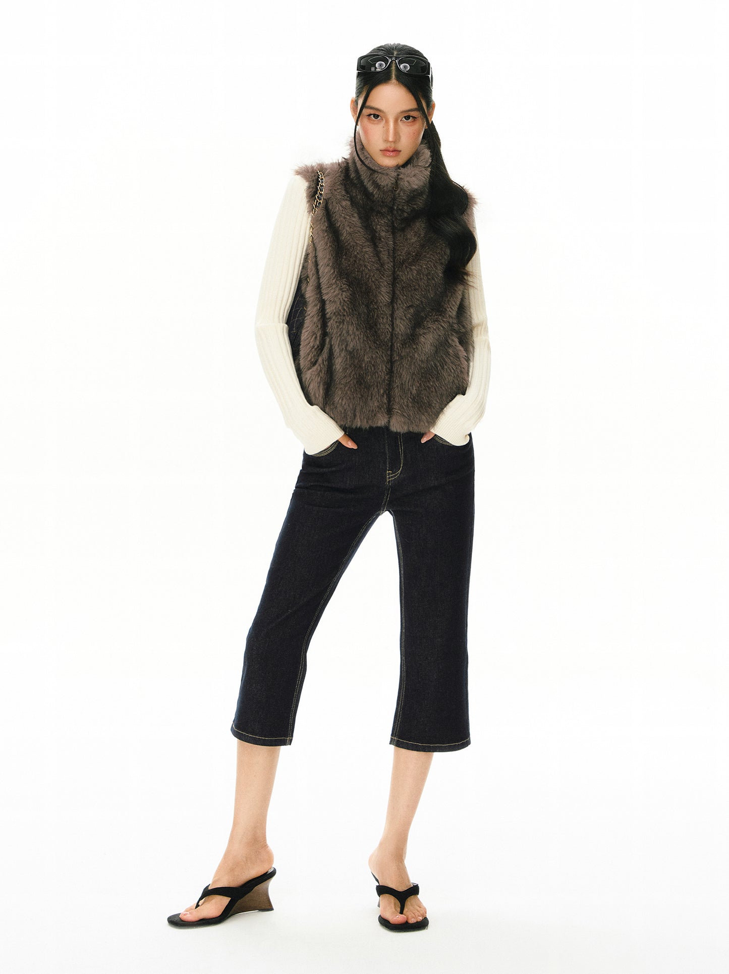 Iseult Faux Fur Vest