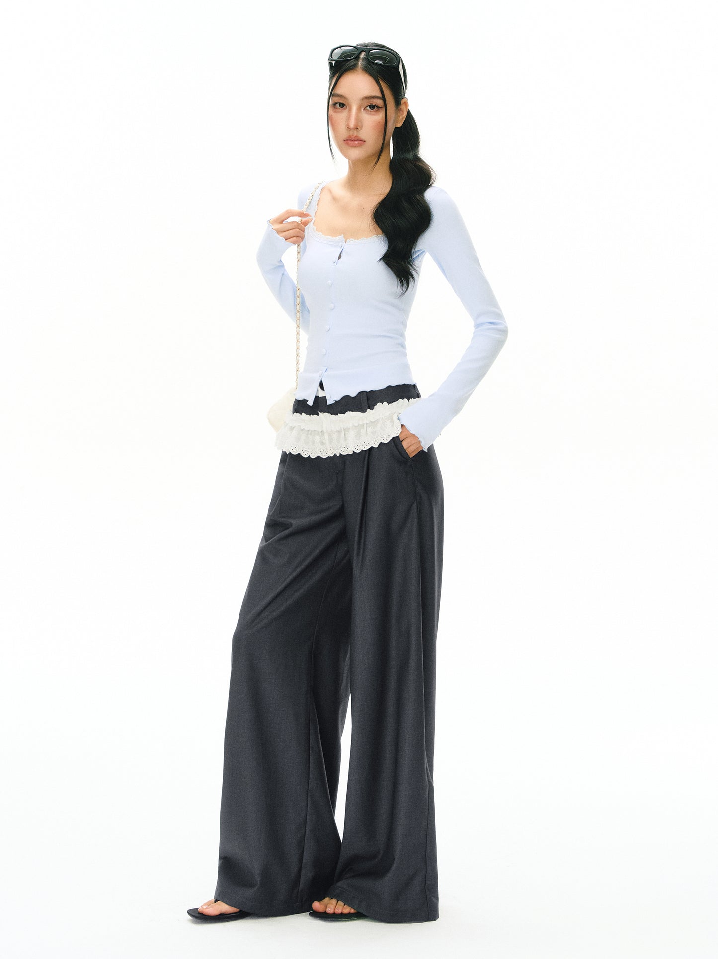 Mia Celeste Violet Pants