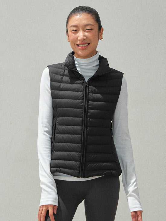 Noir Down jacket Vest