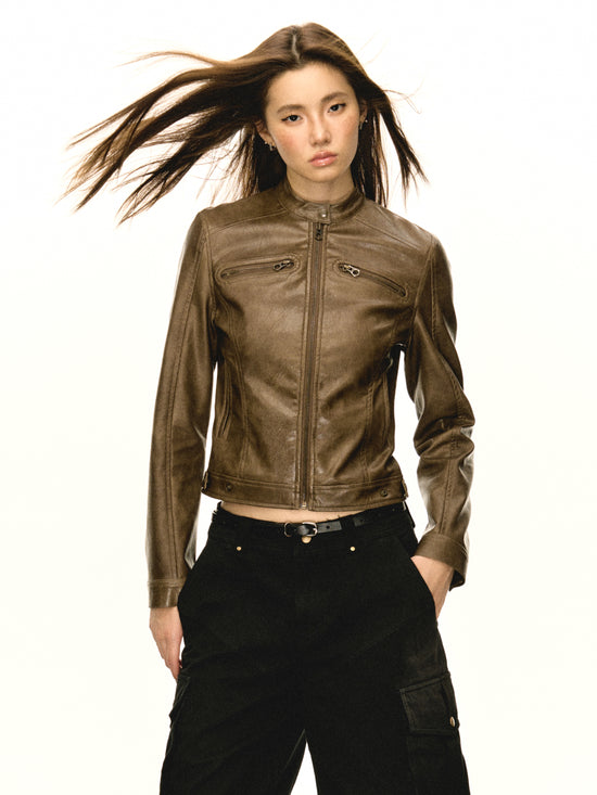 Mary Leather  jacket