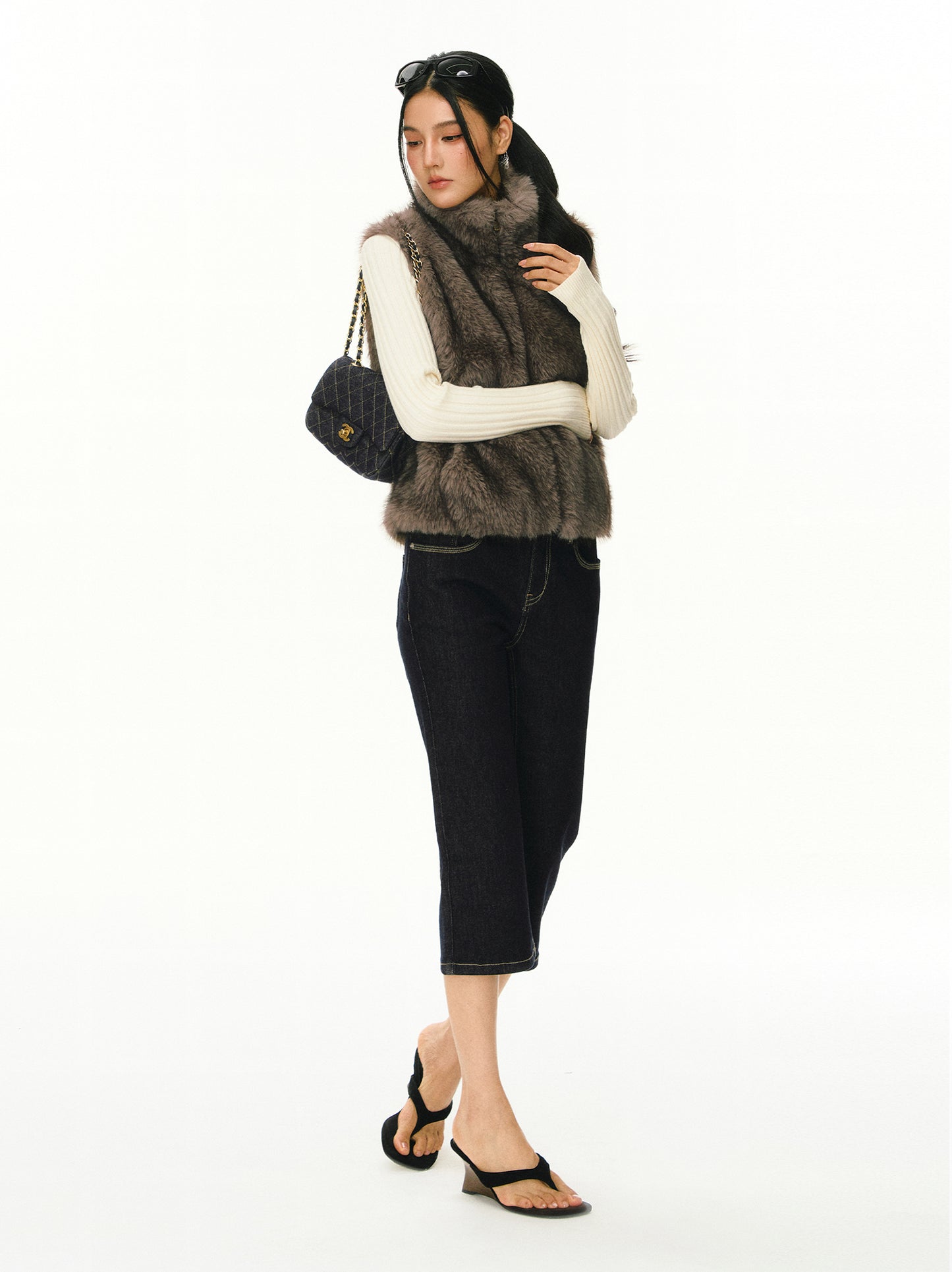 Iseult Faux Fur Vest