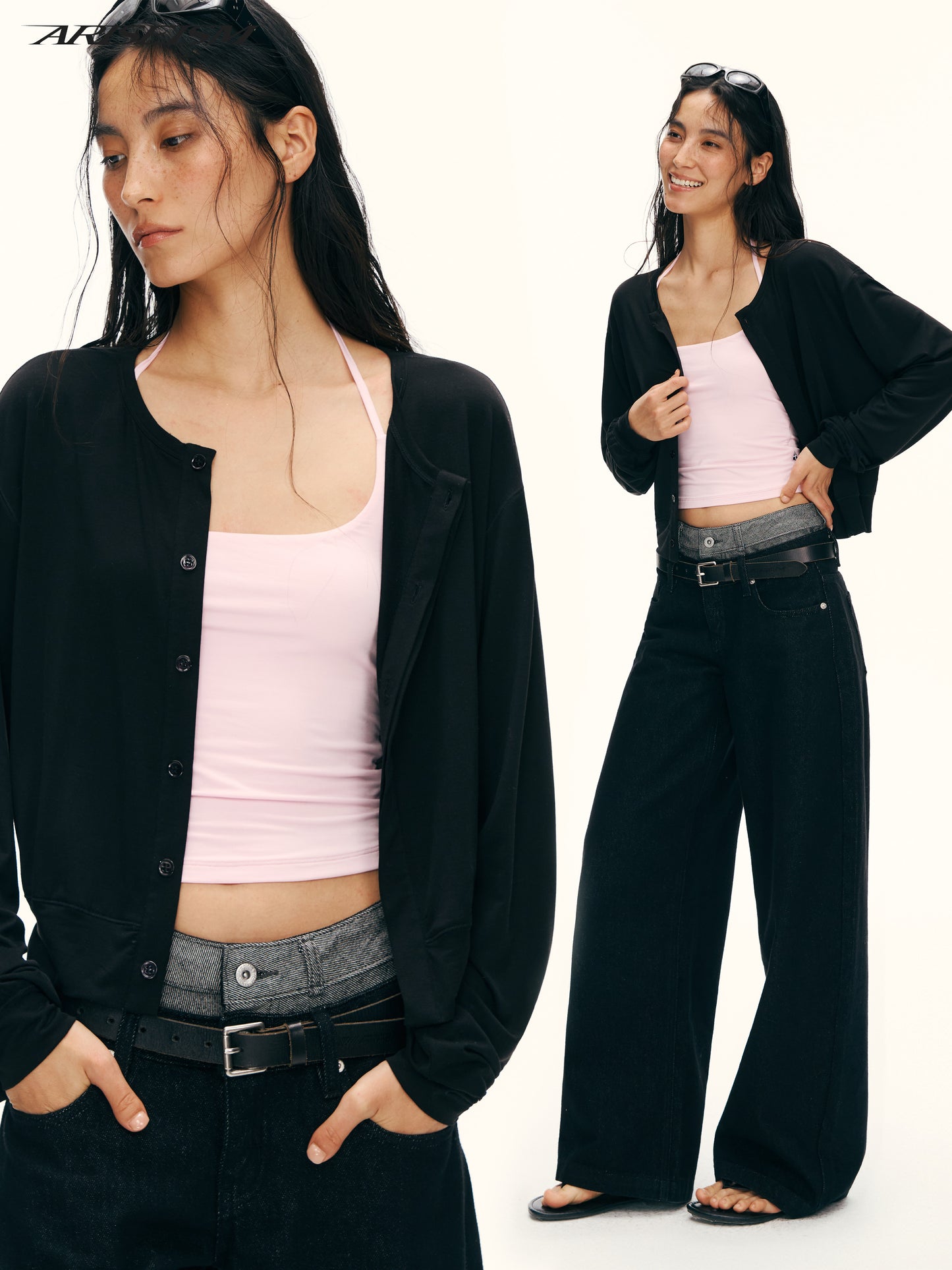 Sage Liora Knitted cardigan