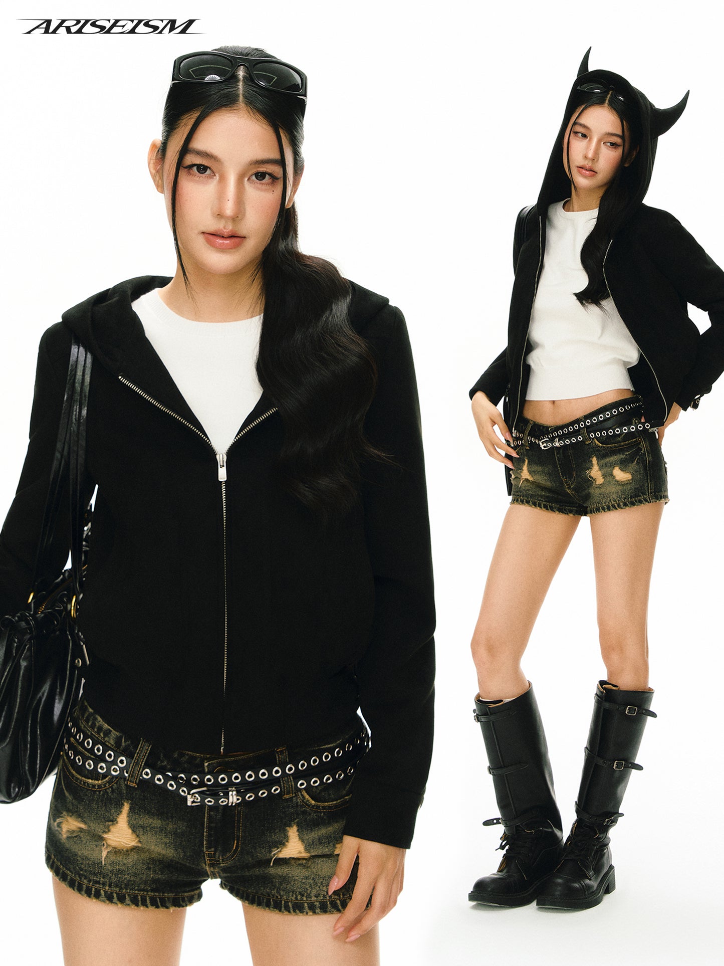 Nerys Devil Horns Hoodies