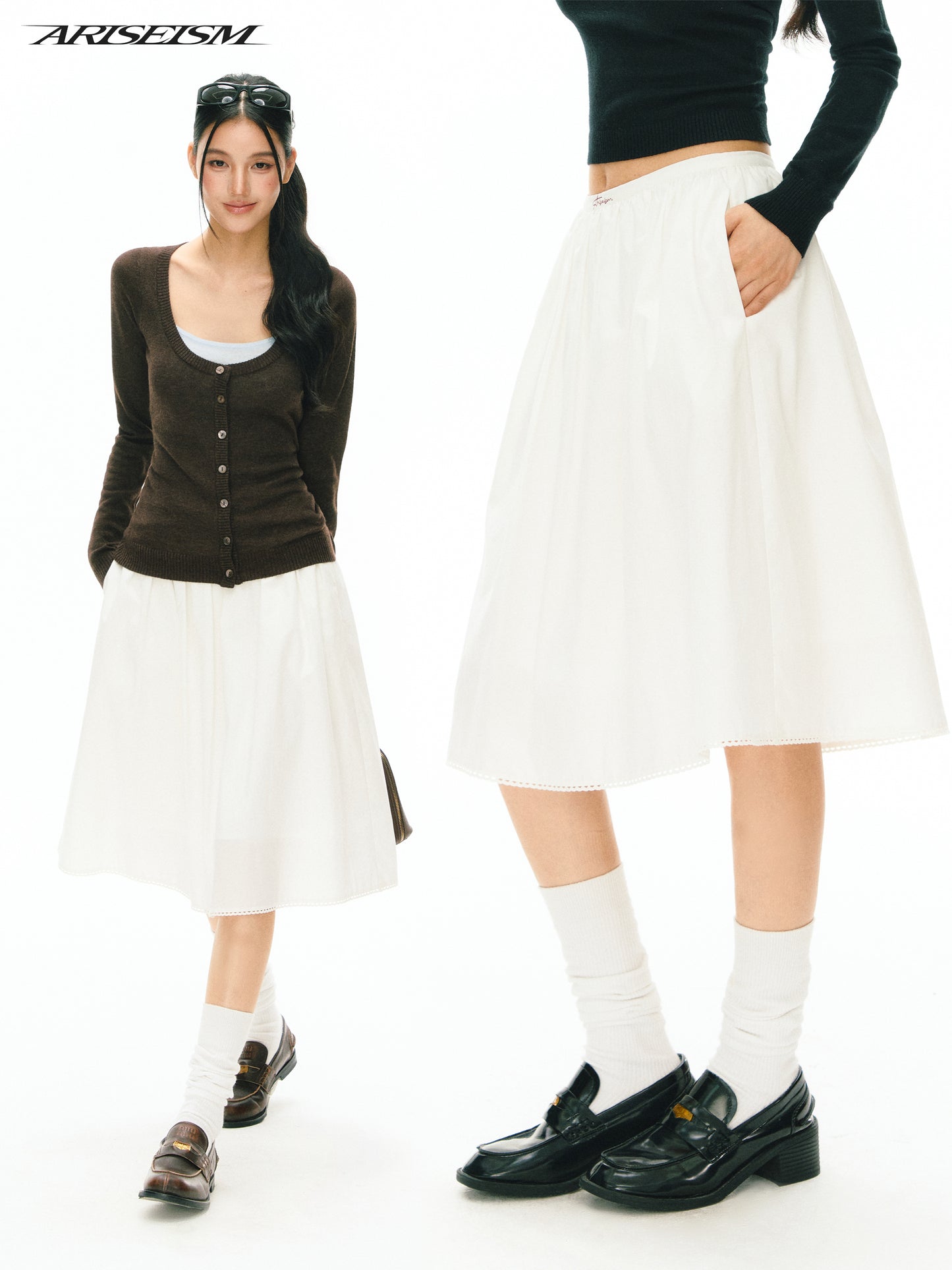 Grey Amari Skirts