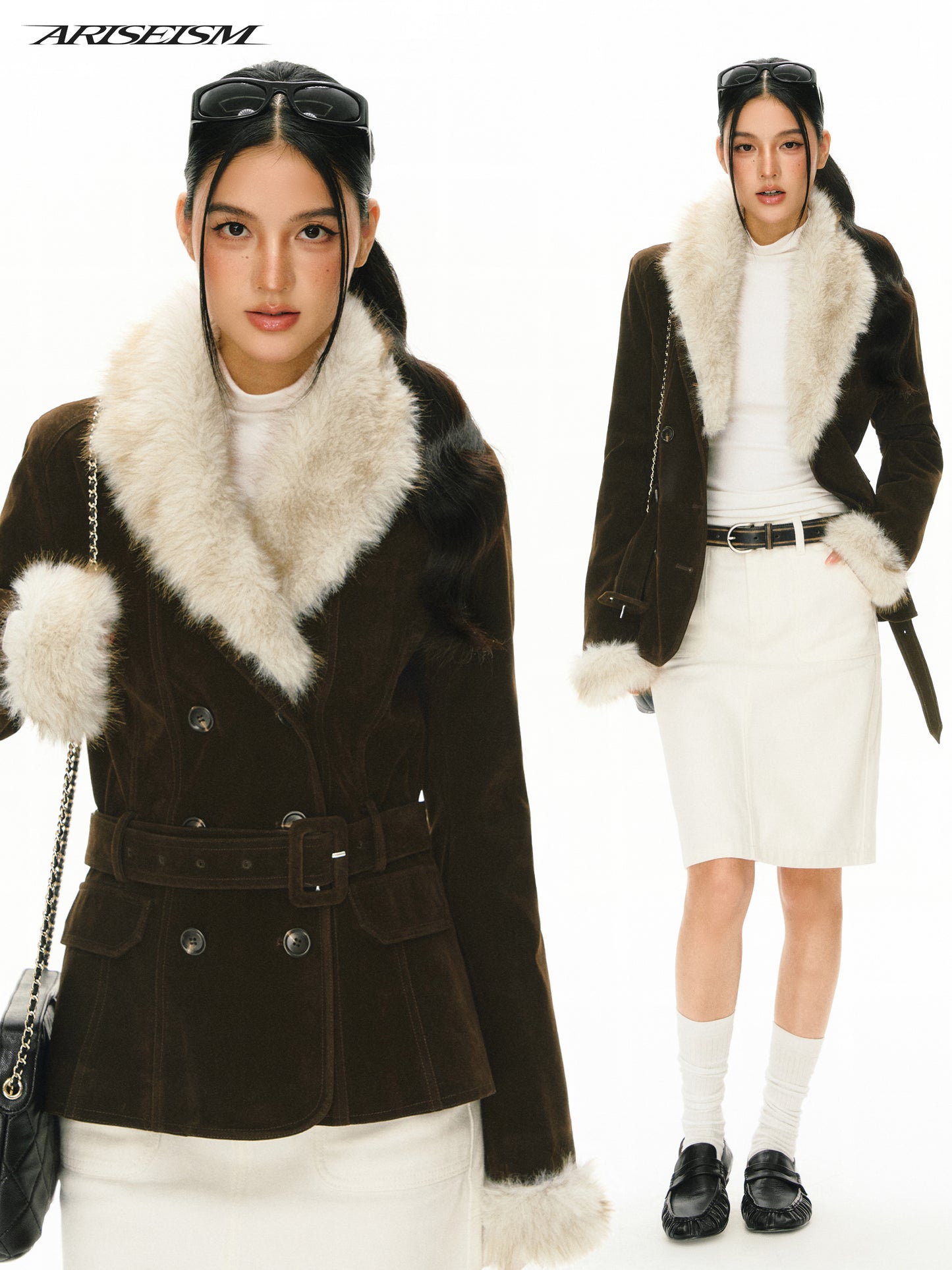 Wilhelmina Fur Collar Jacket