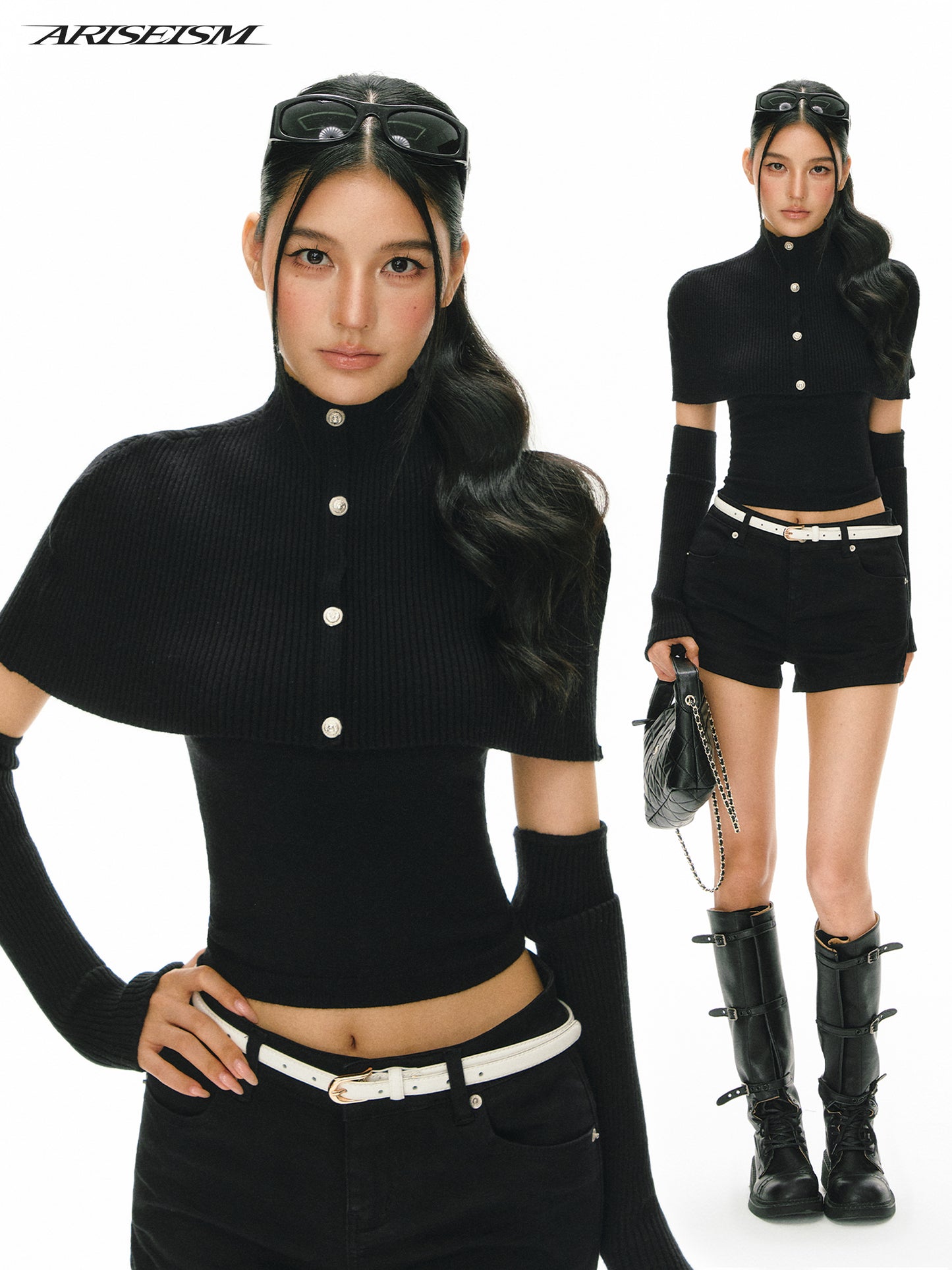 Wren Elise 3 Piece Mock Neck Sweater Set