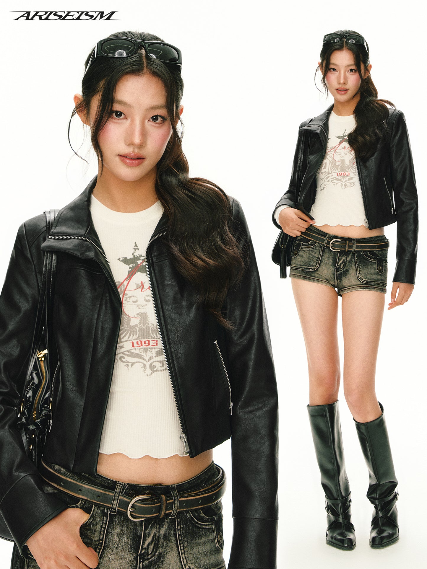 Nerys Blu PU Jacket