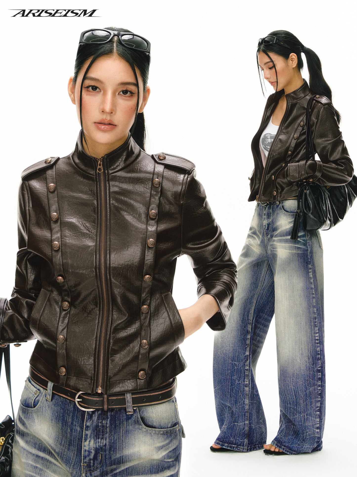 Celeste Faux Leather Jacket