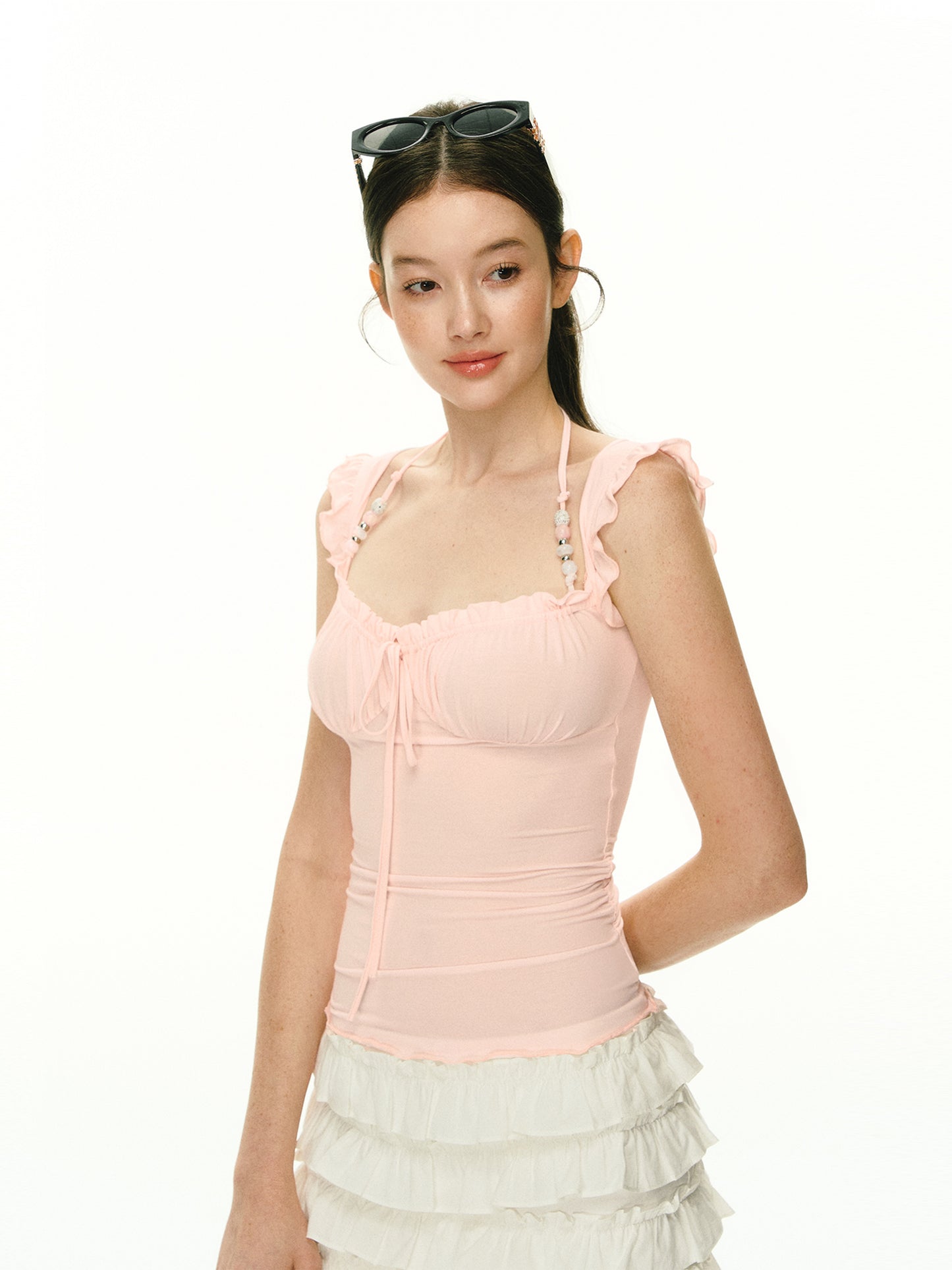 Tie Front Sling Top