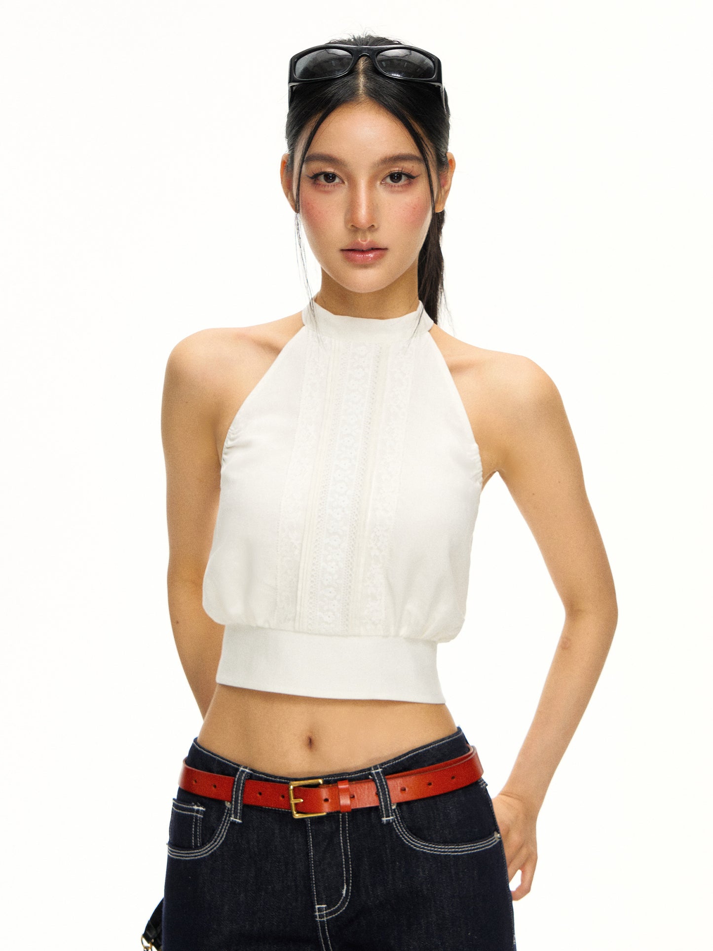 Hazel Halter-Neck Tank