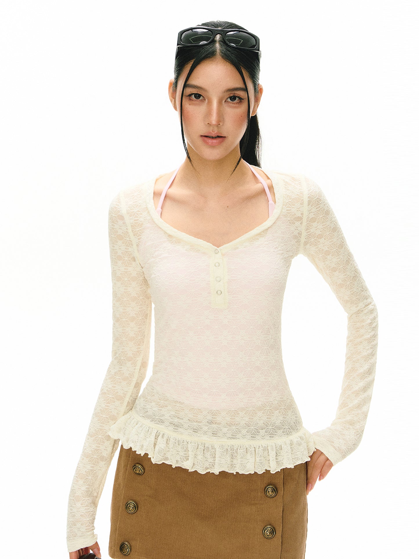 Sophia Lace Long Sleeve