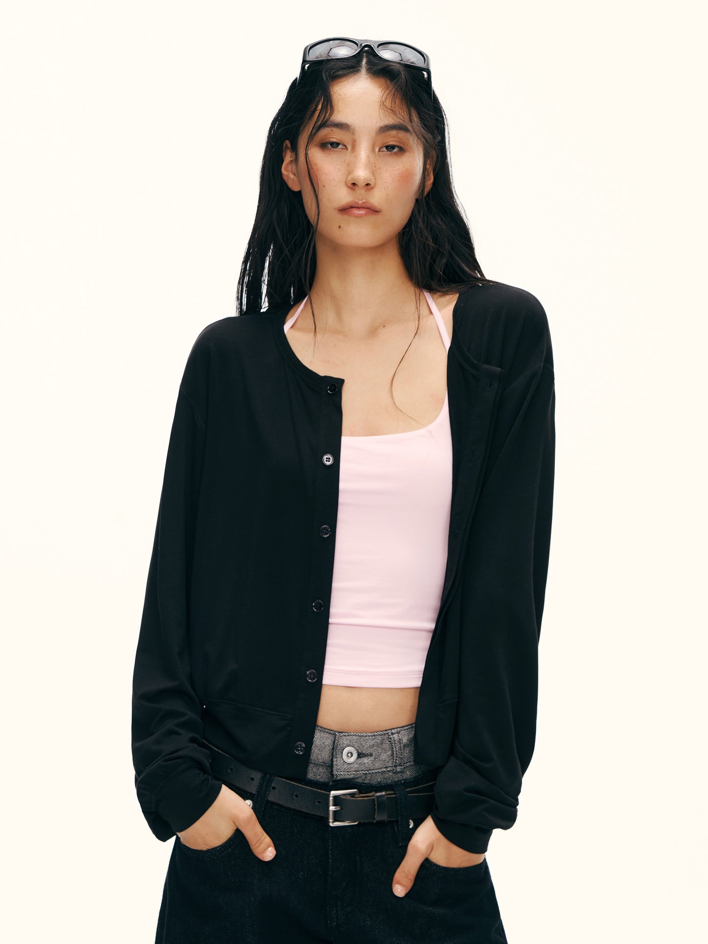 Sage Liora Knitted cardigan