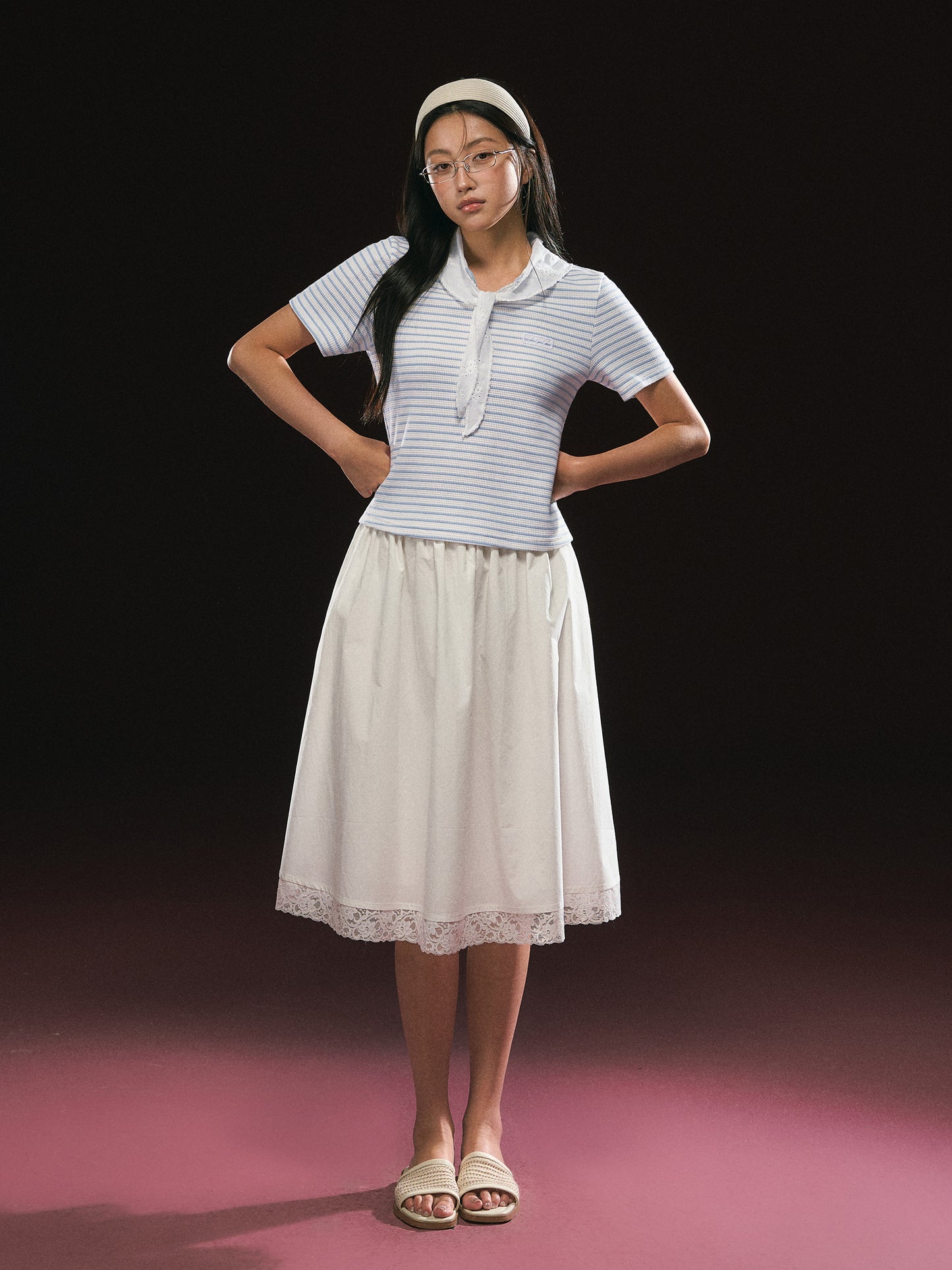 Olive skirt