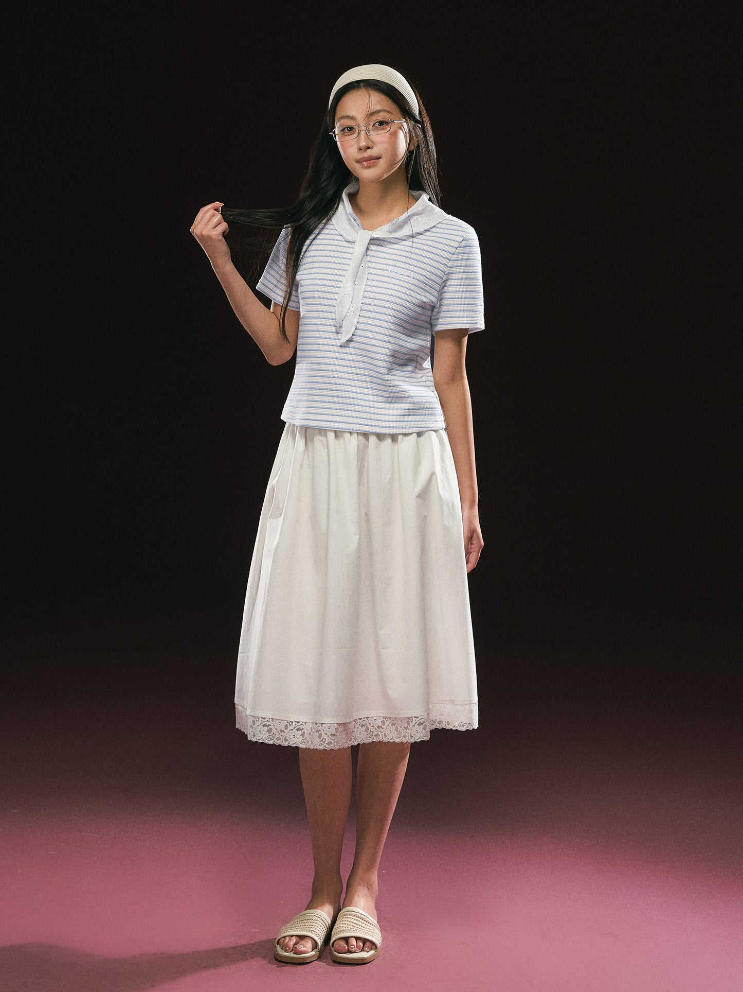 Olive skirt