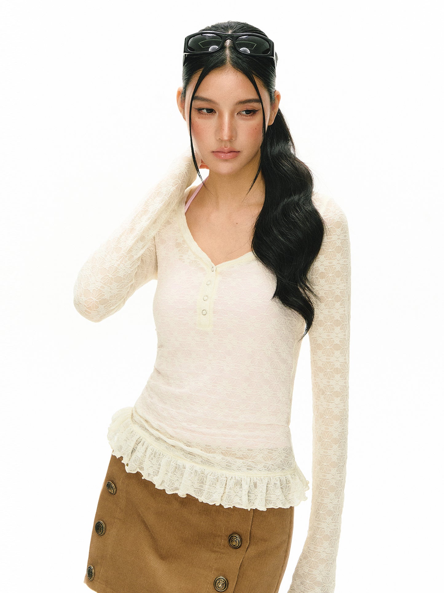 Sophia Lace Long Sleeve