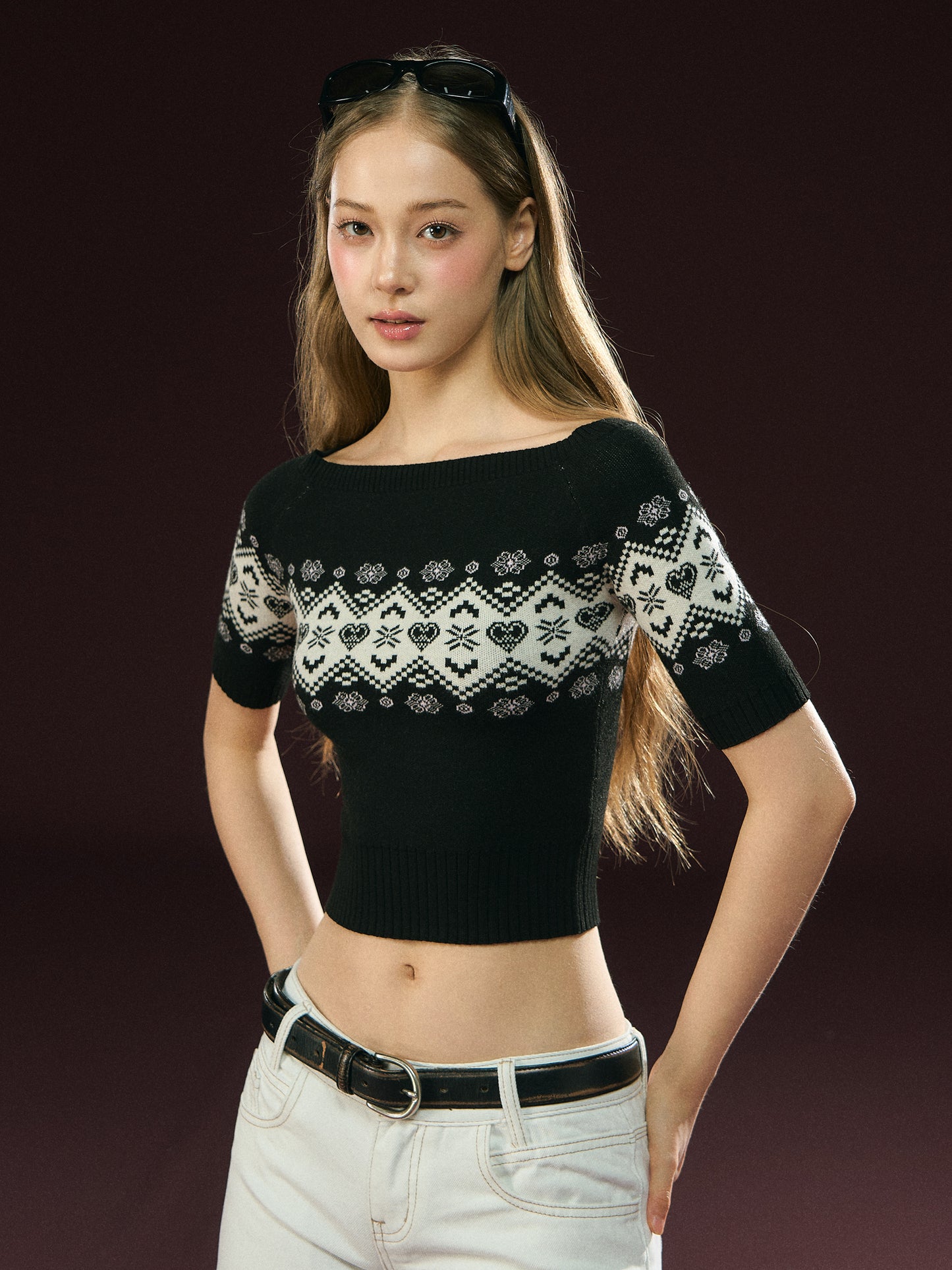 JunoThree-Quarter Sleeve Knit