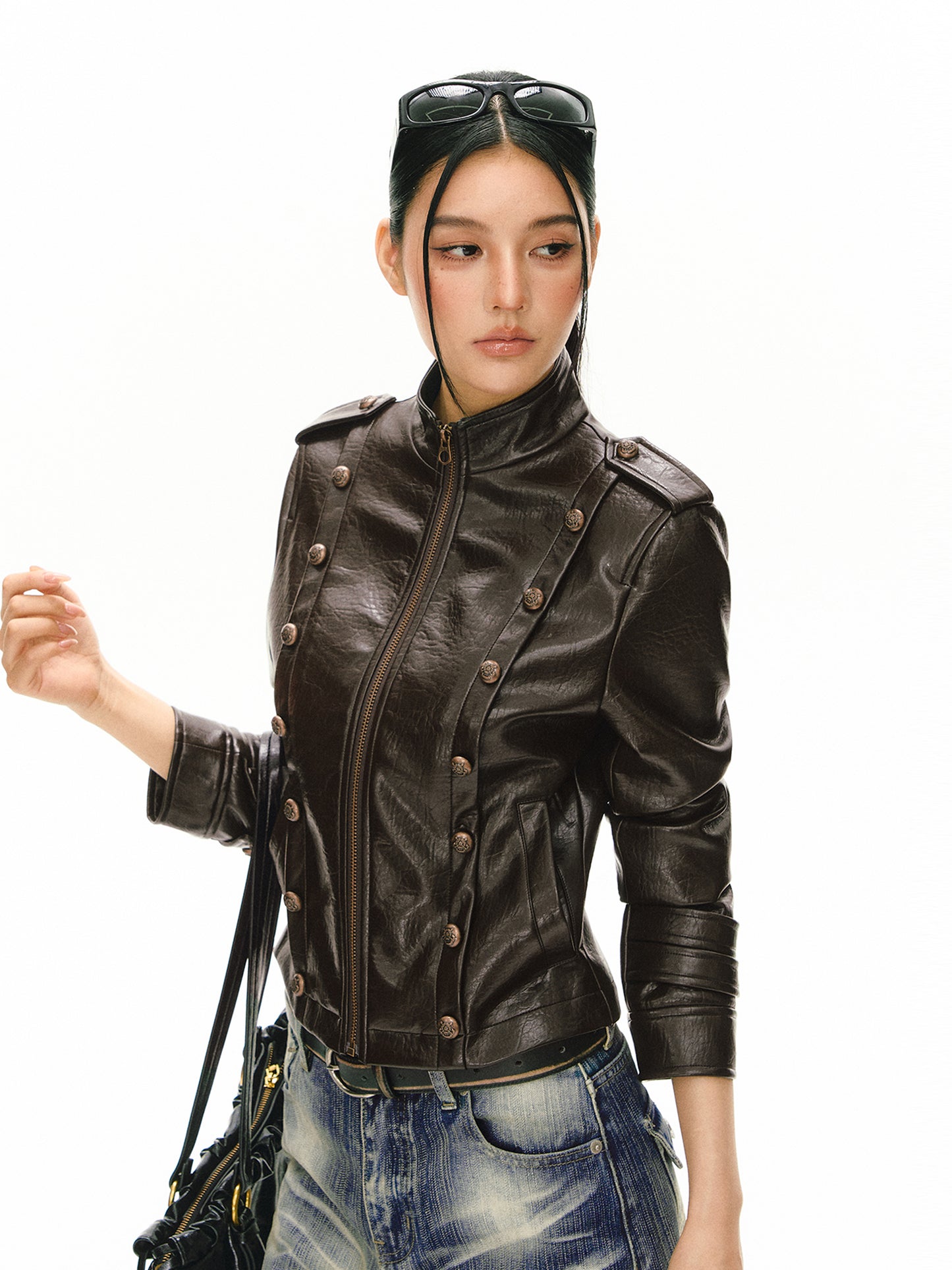 Celeste Faux Leather Jacket
