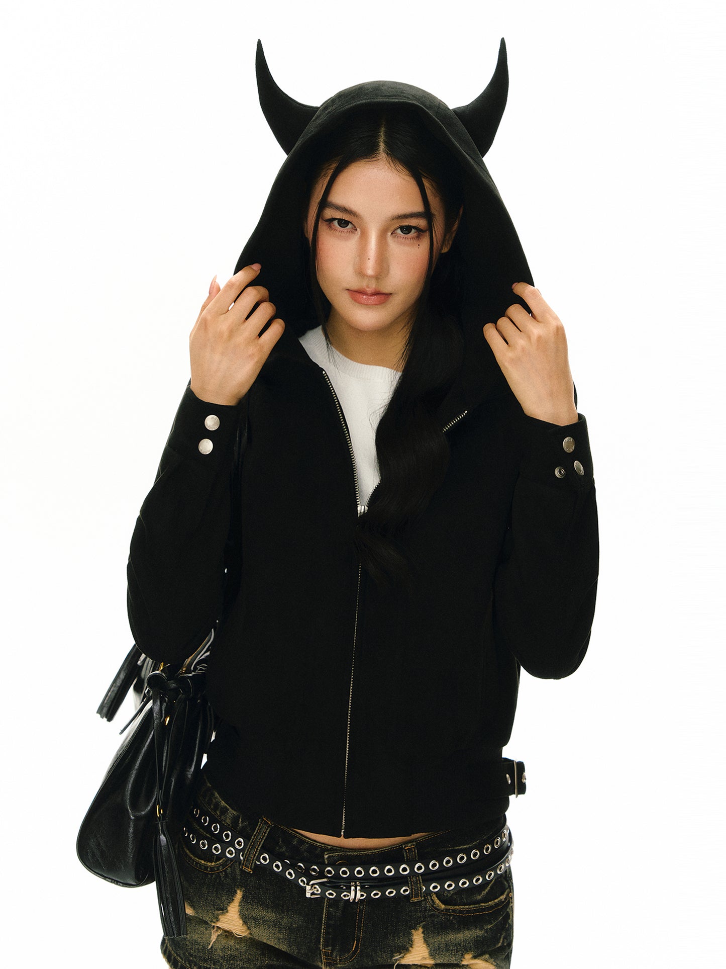 Nerys Devil Horns Hoodies