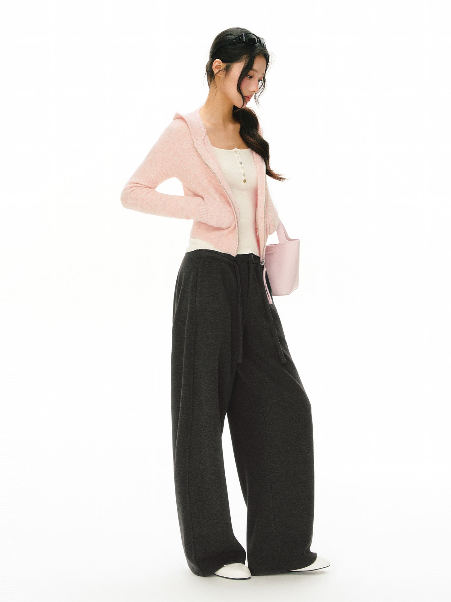 Posy Full-Zip Hooded Cardigan